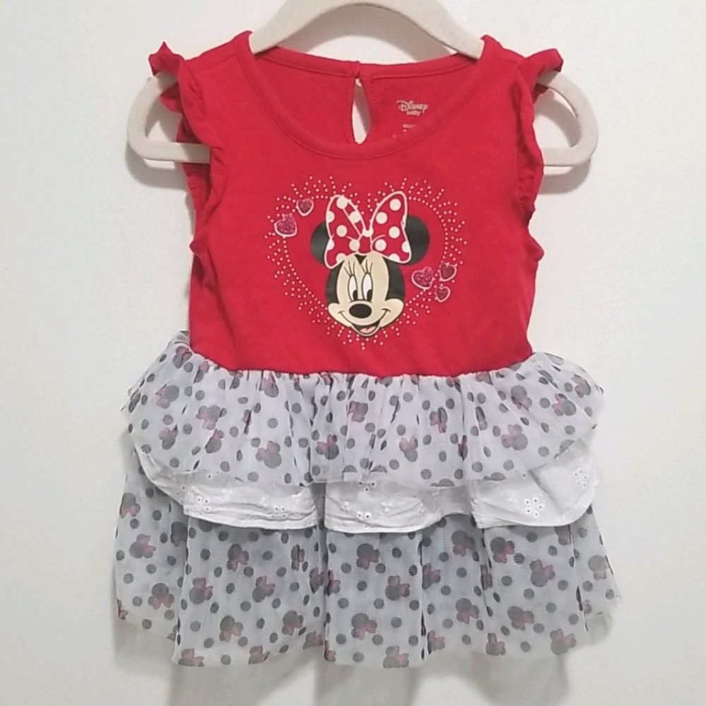 SALE 5/$20 Disney Baby Minnie Mouse Ruffle Dress